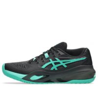 giày asics gel-resolution x 'black/aurora green' 1041a481-003