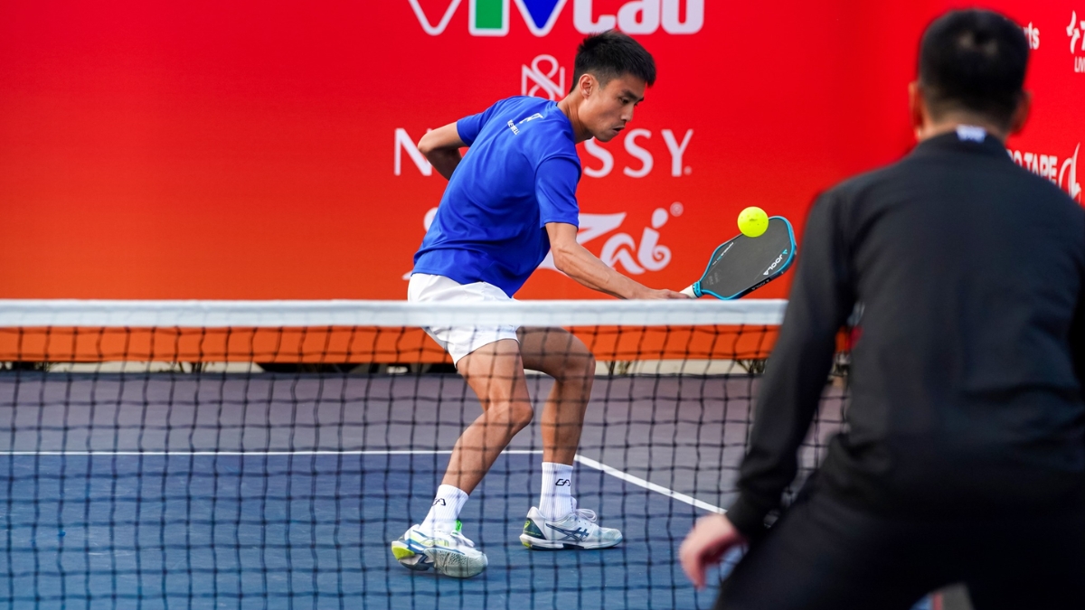 jack wong với bộ chân tử thần thống trị pickleball châu á