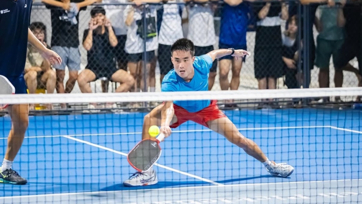 jack wong với bộ chân tử thần thống trị pickleball châu á