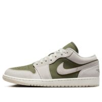 giày nike air jordan 1 low se 'medium olive sail' hv4089-201