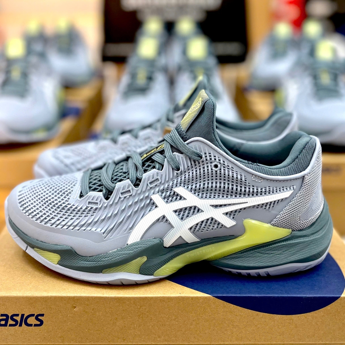 Giày Asics COURT FF3 ‘Grey Blue_White’ 1041A370-404 (2)