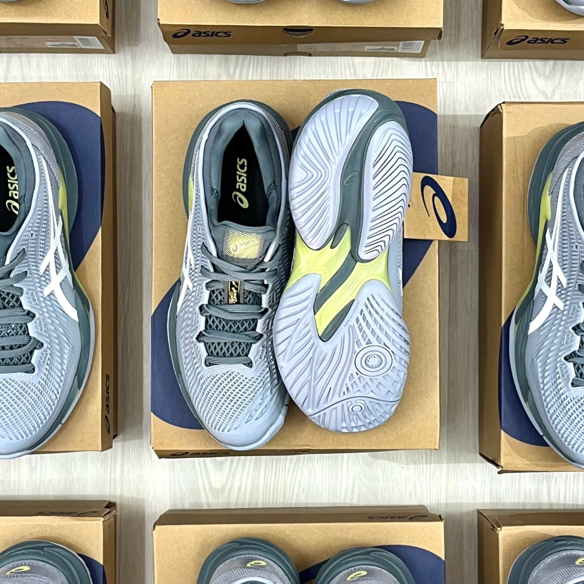 Giày Asics COURT FF3 ‘Grey Blue_White’ 1041A370-404 (6)