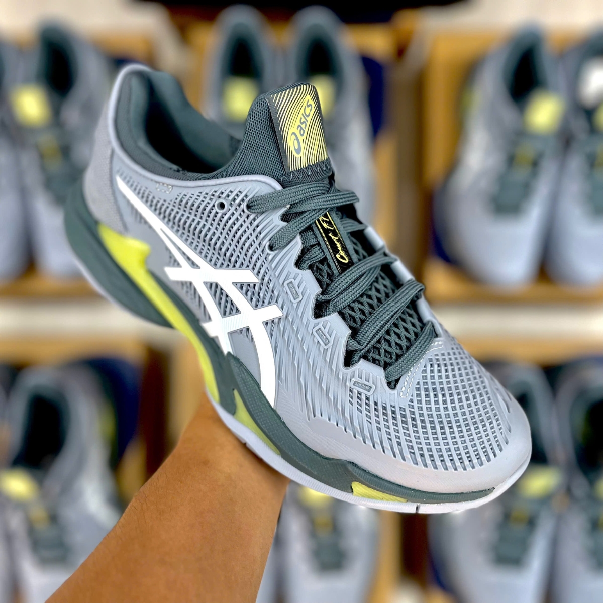 Giày Asics COURT FF3 ‘Grey Blue_White’ 1041A370-404