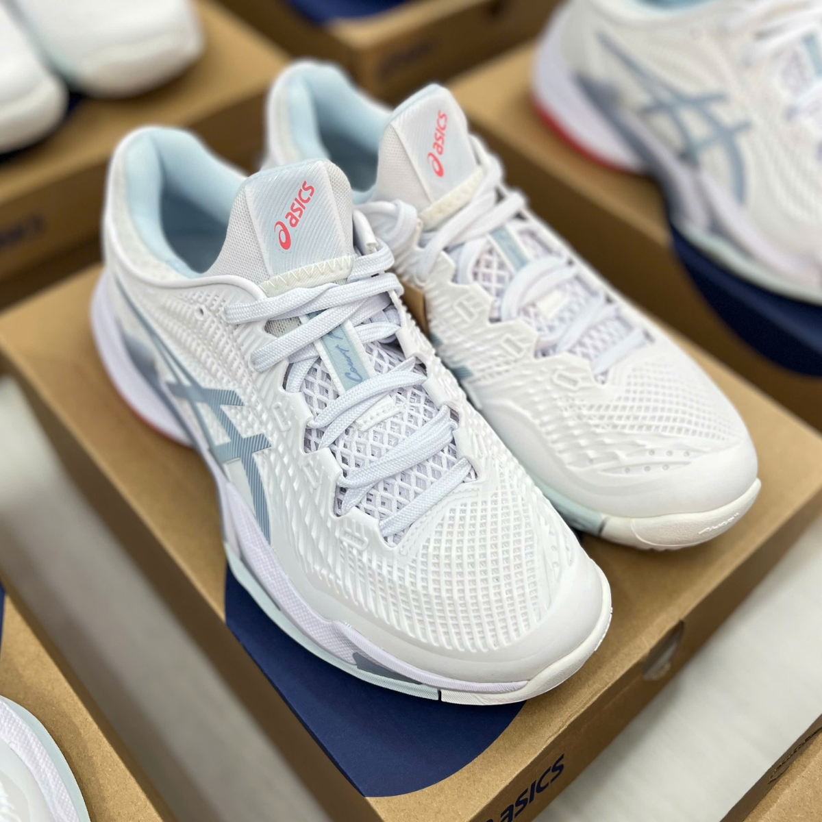 Giày Asics COURT FF3 ‘White_Sky’ 1042A220-107 (3)