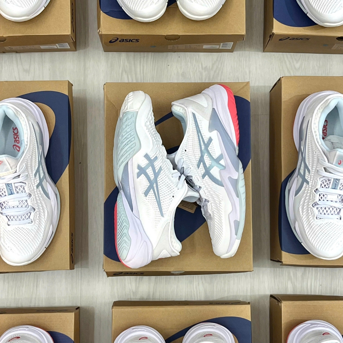 Giày Asics COURT FF3 ‘White_Sky’ 1042A220-107 (4)