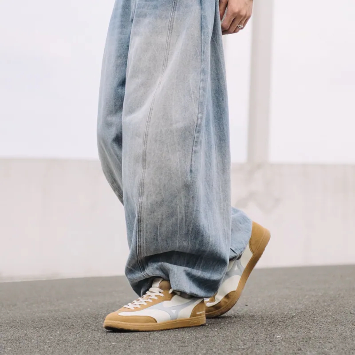 Giày Mizuno CT 01 'Beige_Blue' D1GH262707