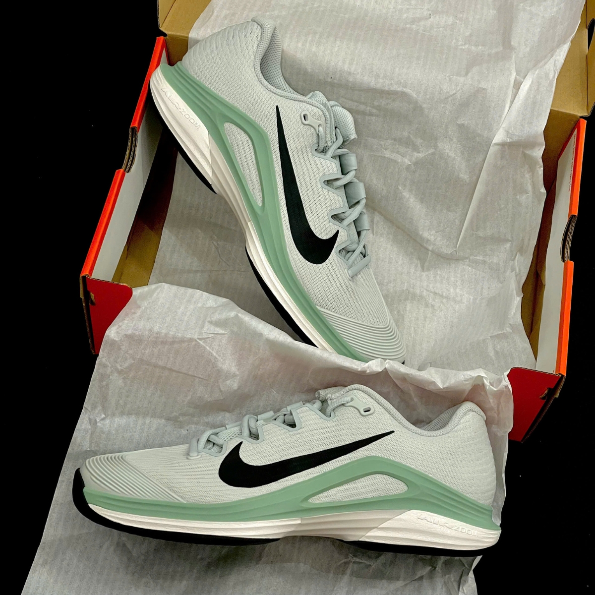Giày Nike Court Air Zoom Vapor 12 HC ‘ Light Silver’ FV5552-003 (3)