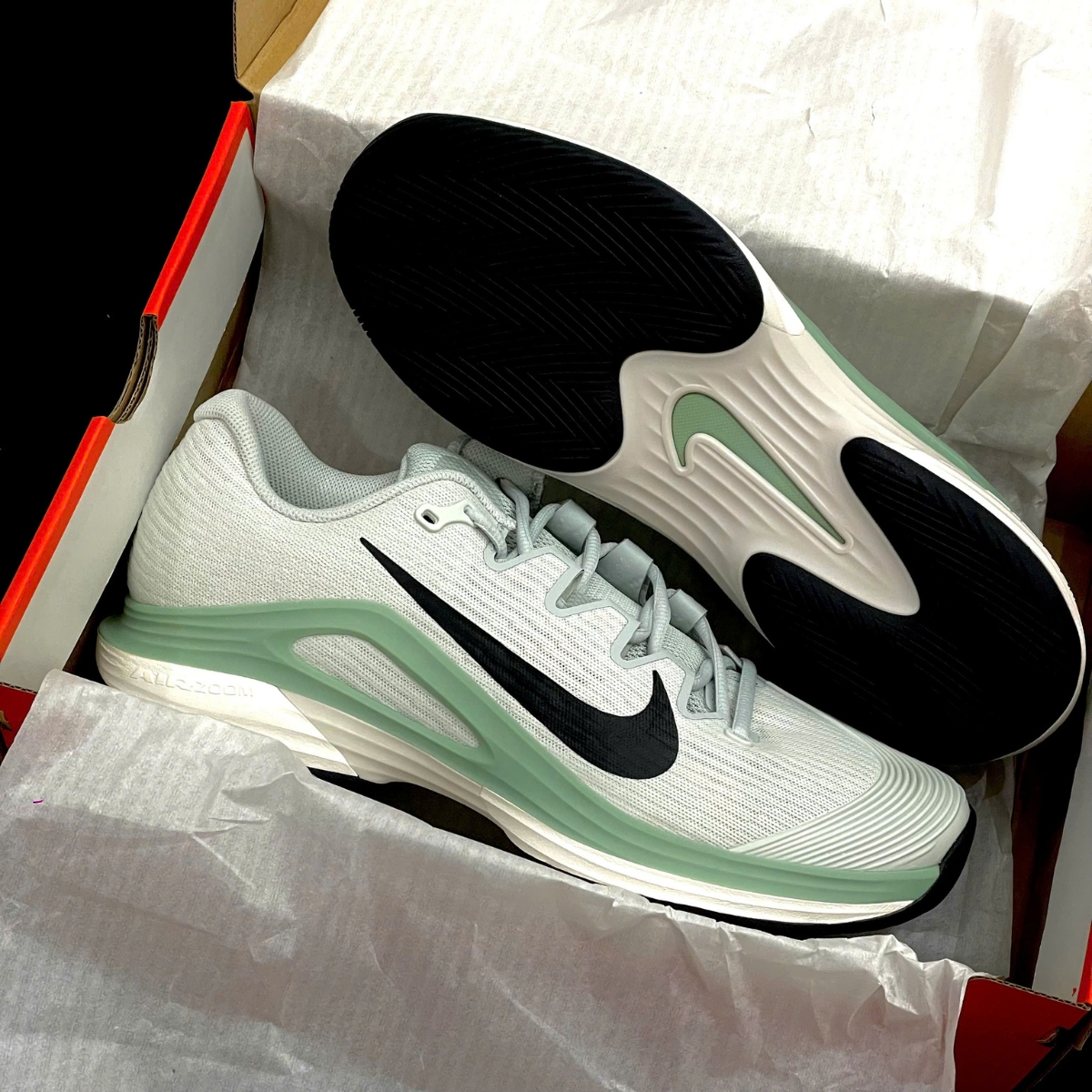 Giày Nike Court Air Zoom Vapor 12 HC ‘ Light Silver’ FV5552-003