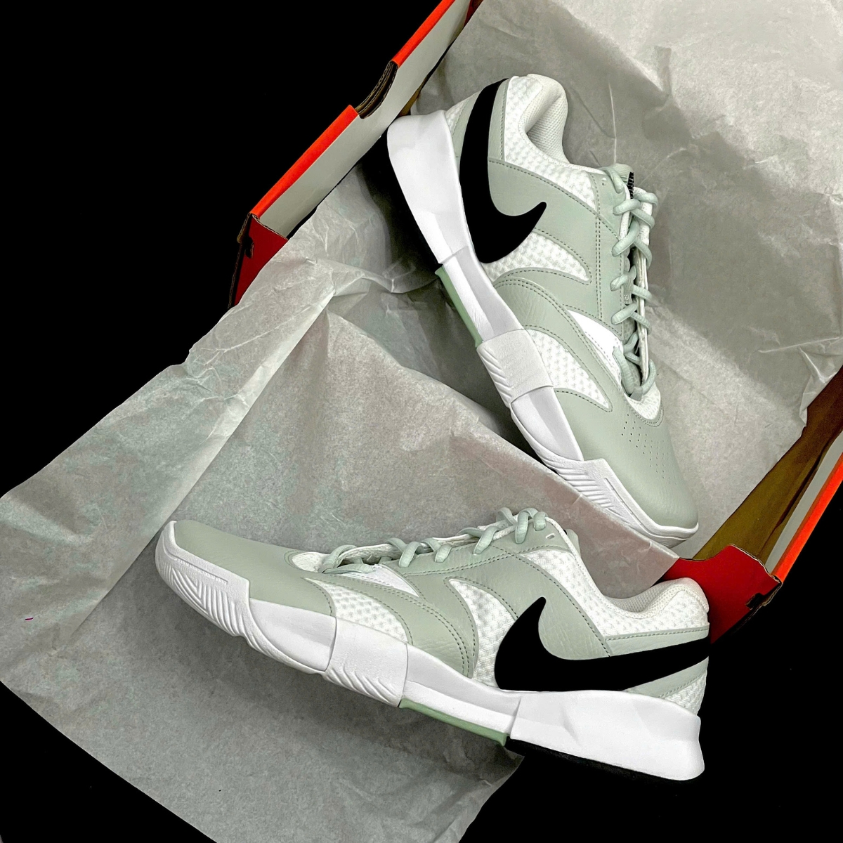 Giày Nike Court Lite 4 ‘Light Silver Steam Black’ FD6574-110