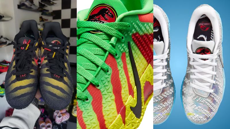 Ba phối màu không thể bỏ qua trong bộ sưu tập Jurassic Park x Nike Ja 3