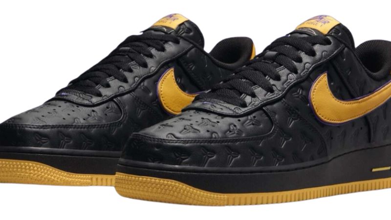 Loại da thuộc cao cấp được sử dụng cho các thiết kế Nike Air Force 1 Kobe
