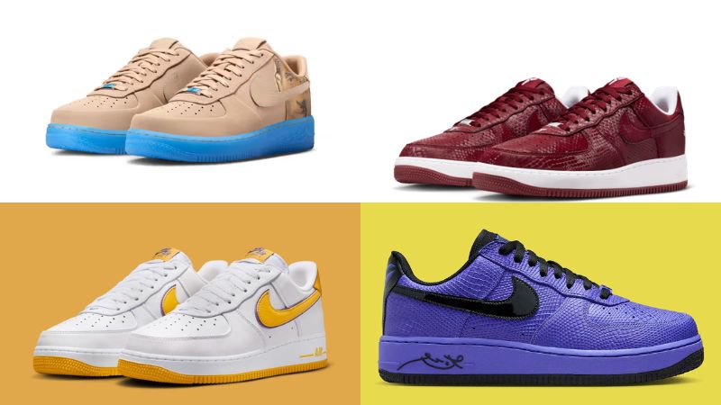 Điểm qua các phối màu hấp dẫn trong bộ sưu tập Nike Air Force 1 Kobe