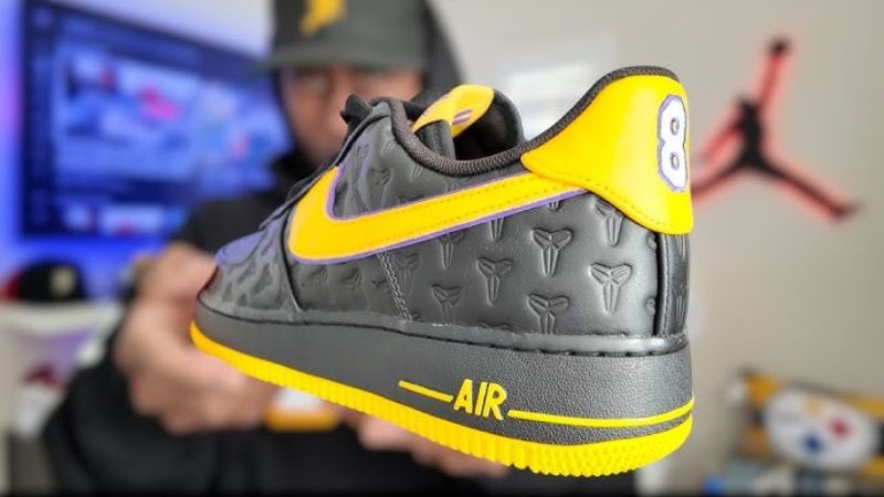 Nike Air Force 1 "Lakers Pack" nổi bật với màu tím hoàng gia và sắc vàng rực rỡ