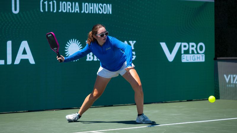 Jorja Johnson sinh năm 2006 là một trong những vận động viên pickleball nữ nổi tiếng nhất thế giới đến từ Mỹ