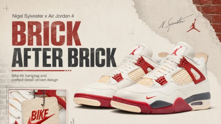 Air Jordan 4 Brick After Brick chính thức lên kệ tháng 5 này