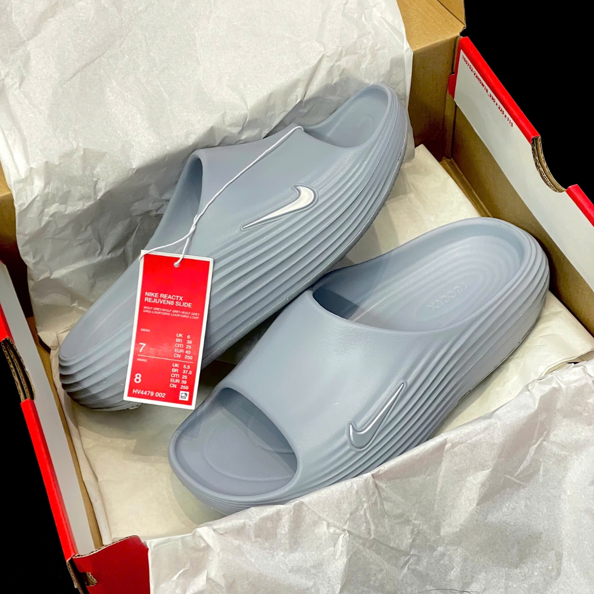 Dép Nike ReactX Rejuven8 ‘Wolf Grey’ HV4479-002 (3)