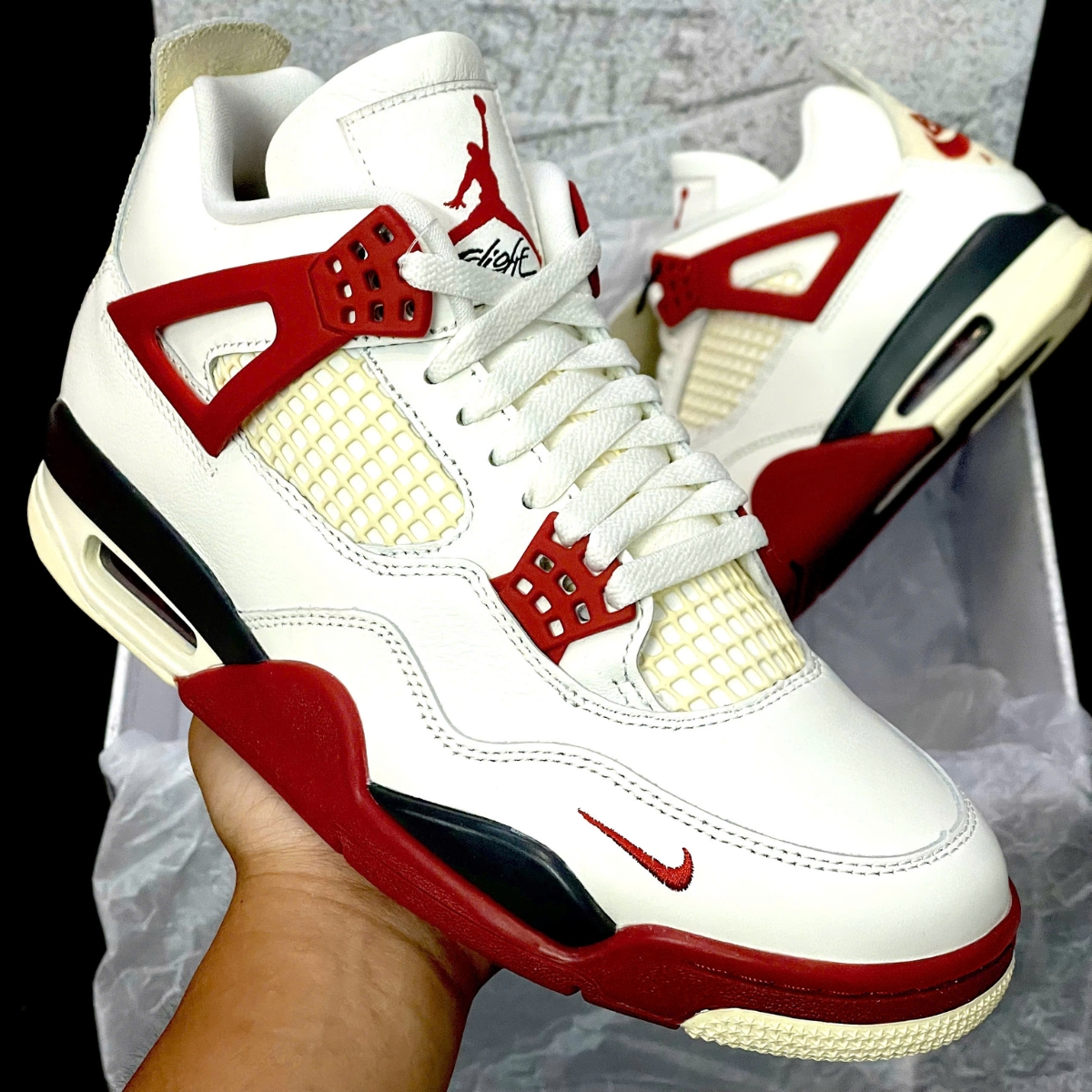 Giày Jordan 4 Retro OG Nigel Sylvester Brick After Brick ‘Sail’ IQ8055-100 (4)