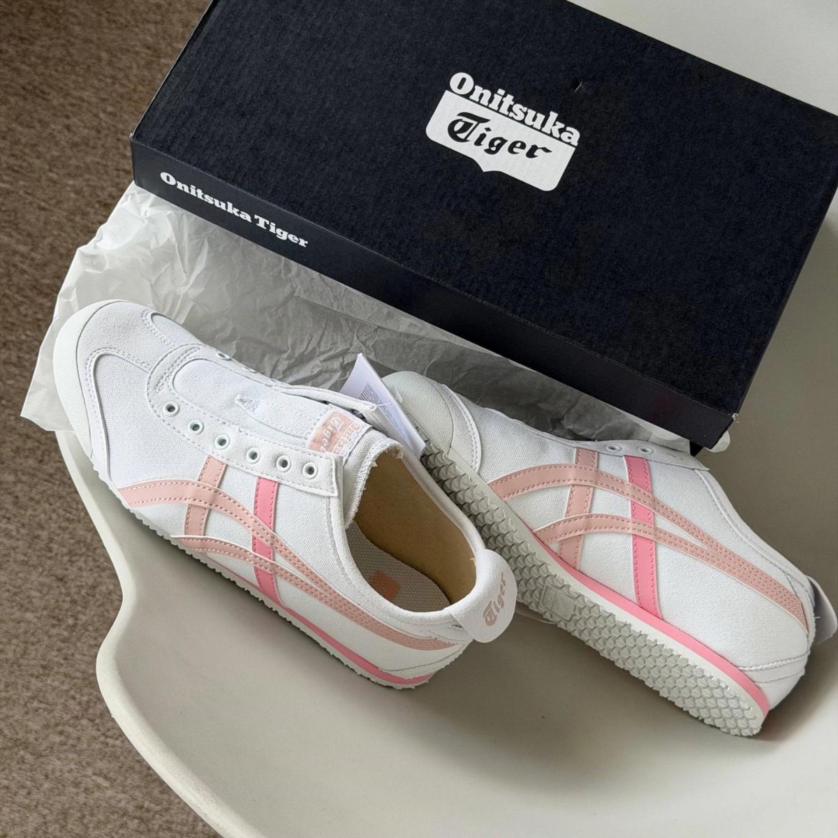Giày Onitsuka Tiger MEXICO 66 SLIP-ON 'WHITE PEACH GINGER' 1183A360-132 (2)