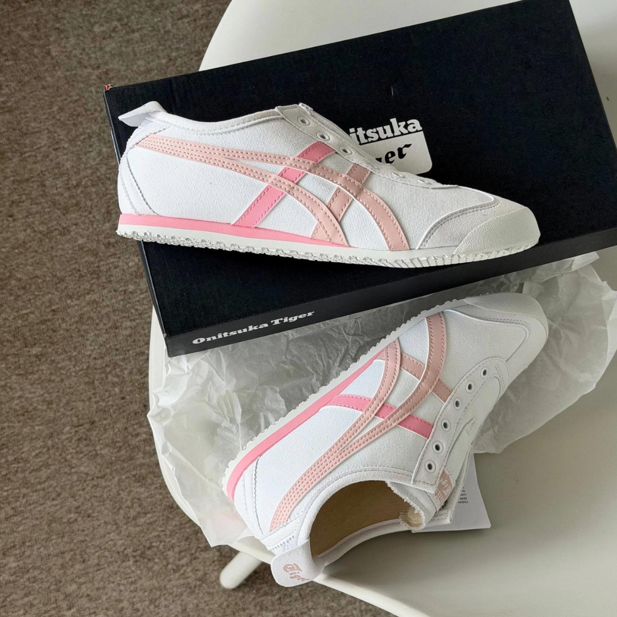Giày Onitsuka Tiger MEXICO 66 SLIP-ON 'WHITE PEACH GINGER' 1183A360-132 (5)