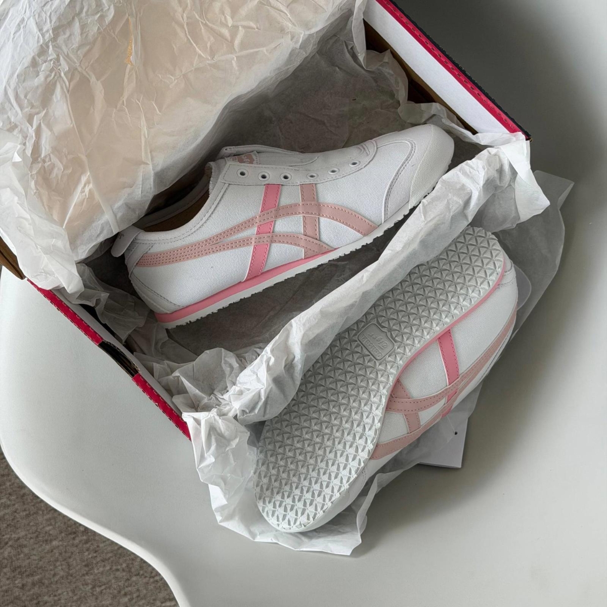 Giày Onitsuka Tiger MEXICO 66 SLIP-ON 'WHITE PEACH GINGER' 1183A360-132 (6)