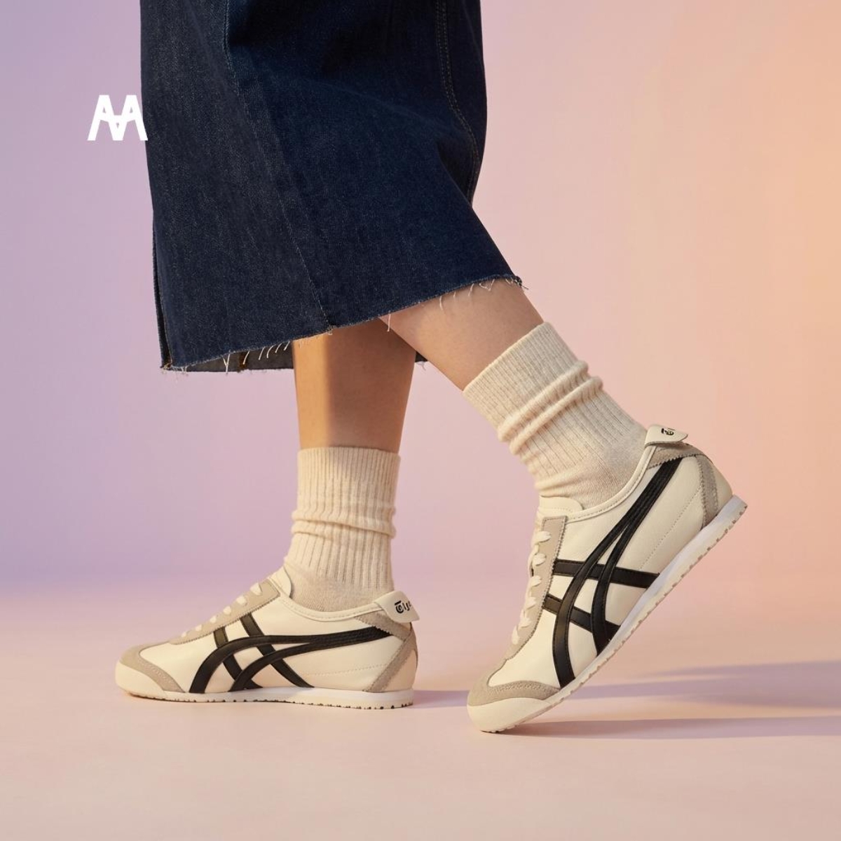 Giày Onitsuka Tiger Mexico 66 'Ivory Black' 1183C102-752 (2)