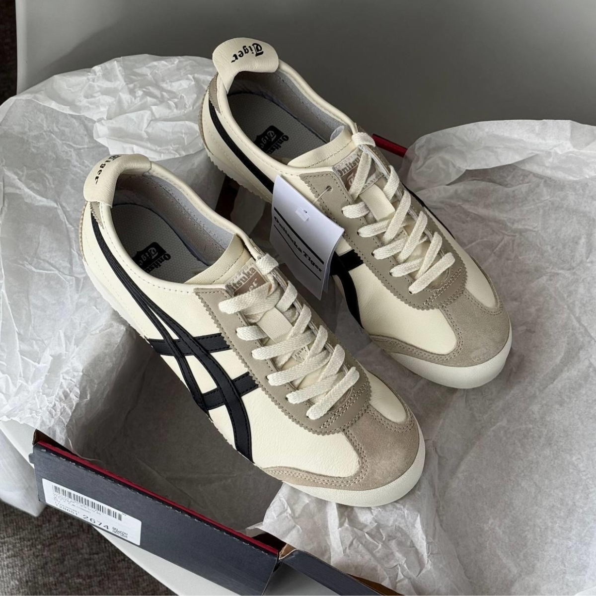 Giày Onitsuka Tiger Mexico 66 'Ivory Black' 1183C102-752 (5)