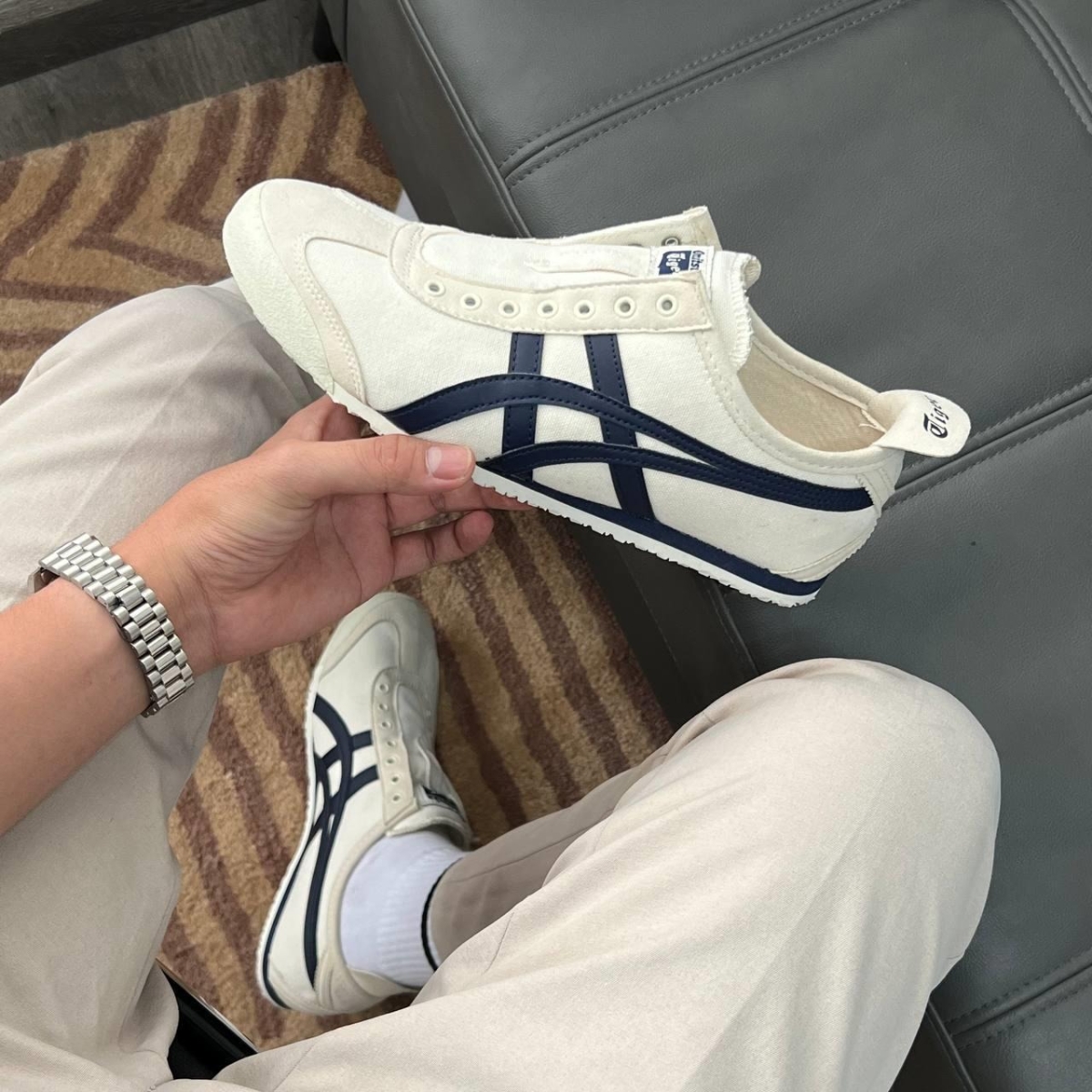 Giày Onitsuka Tiger Mexico 66 Slip On 'Midnight' 1183A360-205 (6)