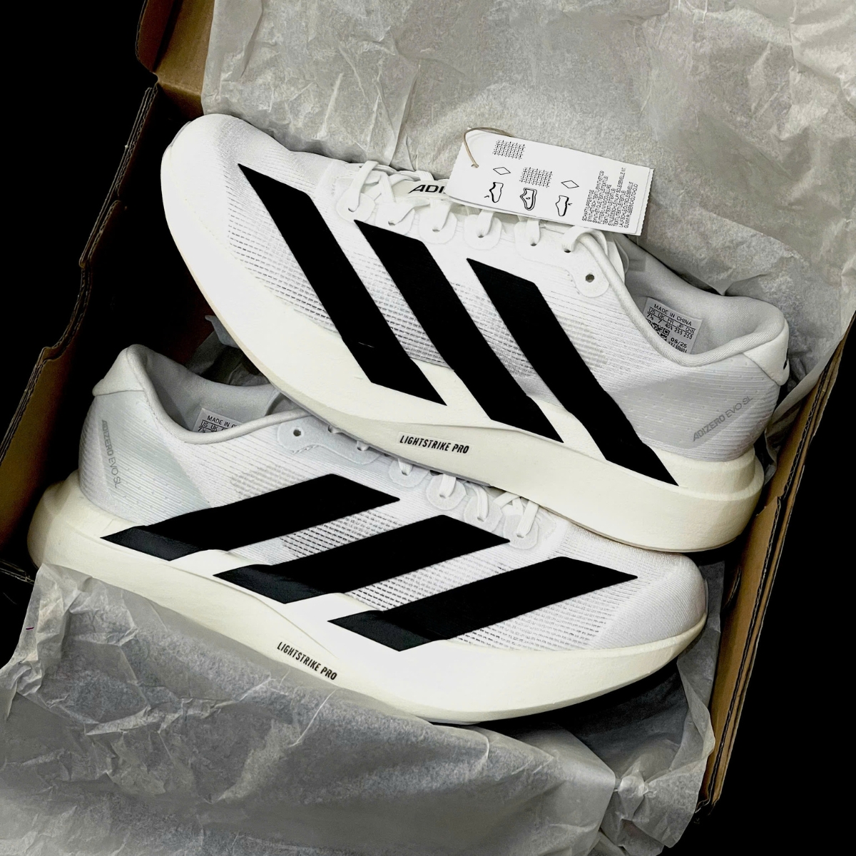 Giày adidas Adizero EVO SL ‘White’ JH6206 (2)