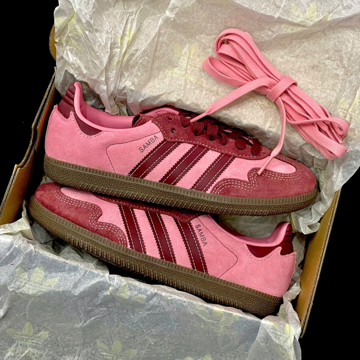 Giày adidas Samba OG ‘Pink Spark Shadow Red’ IH6704 (2)