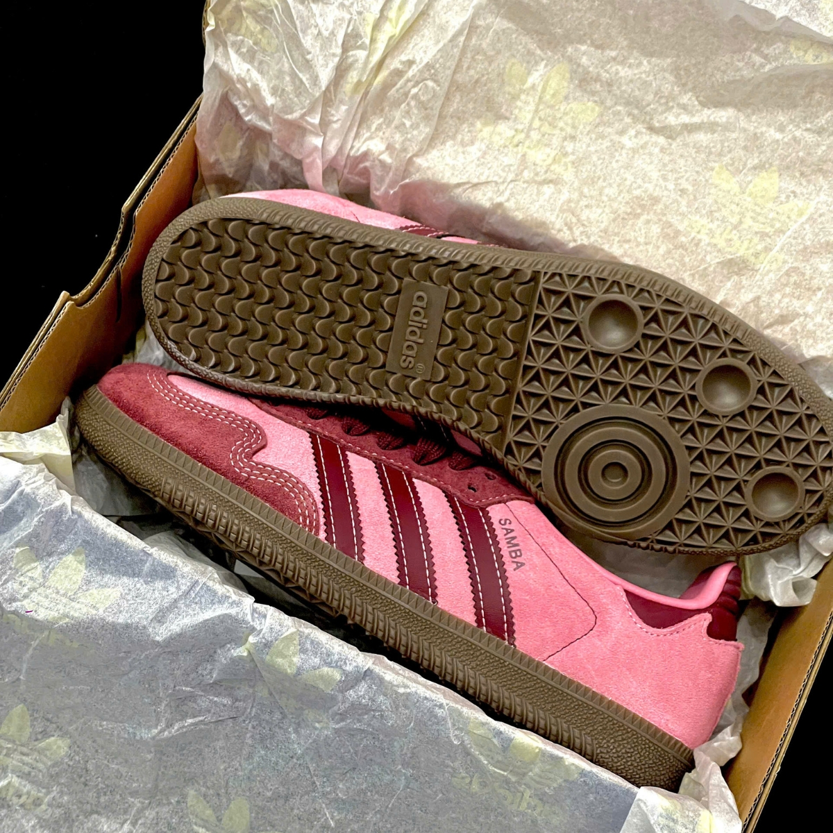 Giày adidas Samba OG ‘Pink Spark Shadow Red’ IH6704 (3)