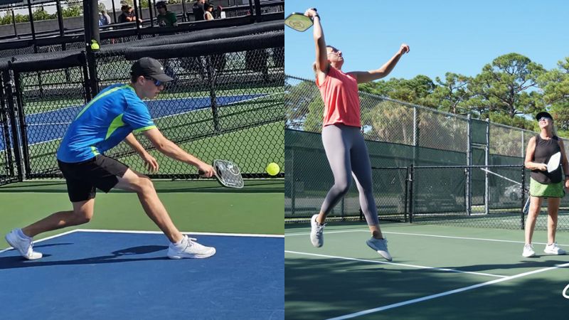 Hai bài tập kỹ thuật giúp nâng cao chiến lược phòng thủ gần vạch ném phạt pickleball
