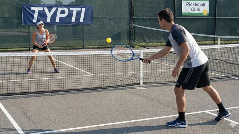 Độ ồn khi bóng va chạm với vợt TYPTI được cải thiện đáng kể so với chơi pickleball