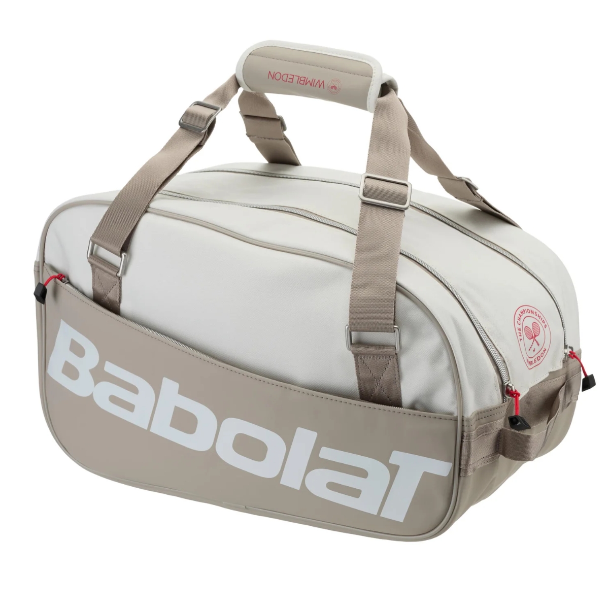Balo Babolat Court S Racket 'White_Gray' 3324922292952 (2) Balo Babolat Court S Racket 'White/Gray' 3324922292952