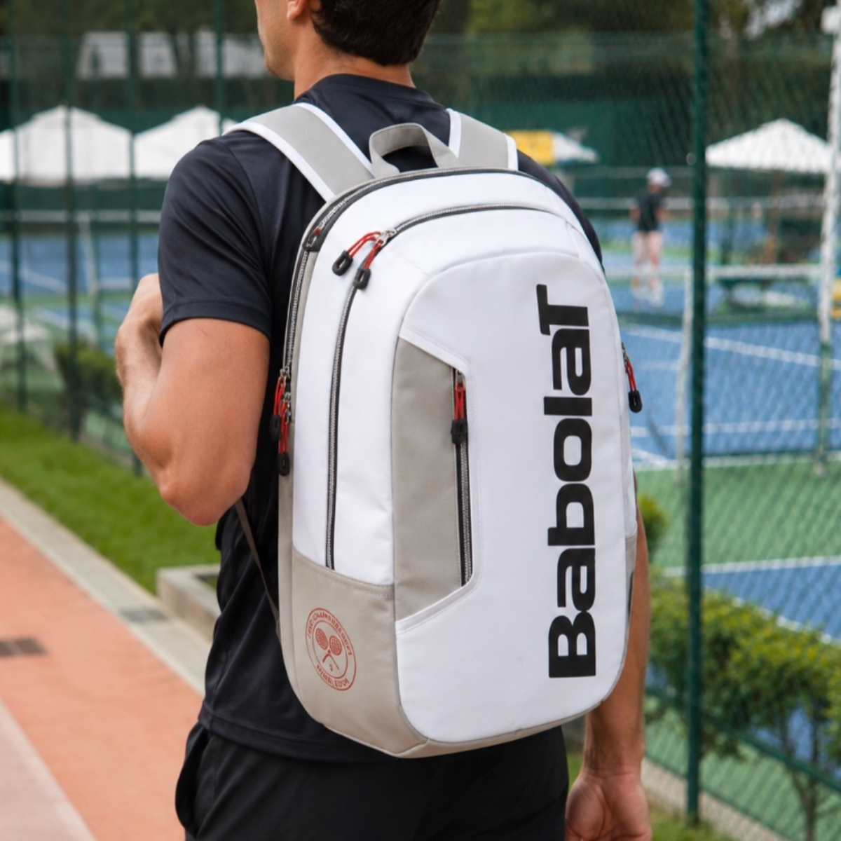 Balo Babolat Pure Backpack Lite Wimbledon 'Cream _ Brown ' 229296 (5)