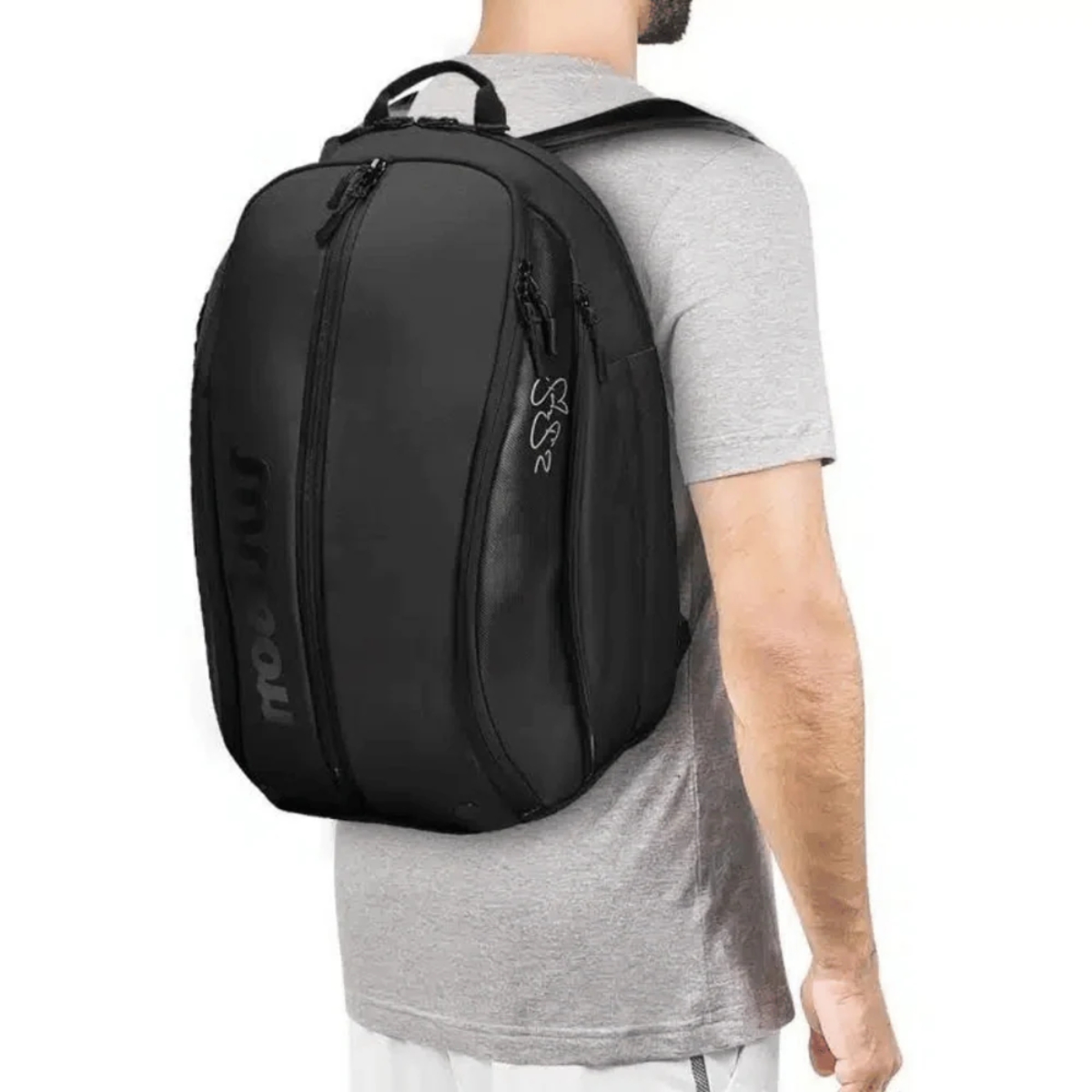Balo Tennis_Pickleball WILSON RF Backpack 'Black' WR8032801001 (2)
