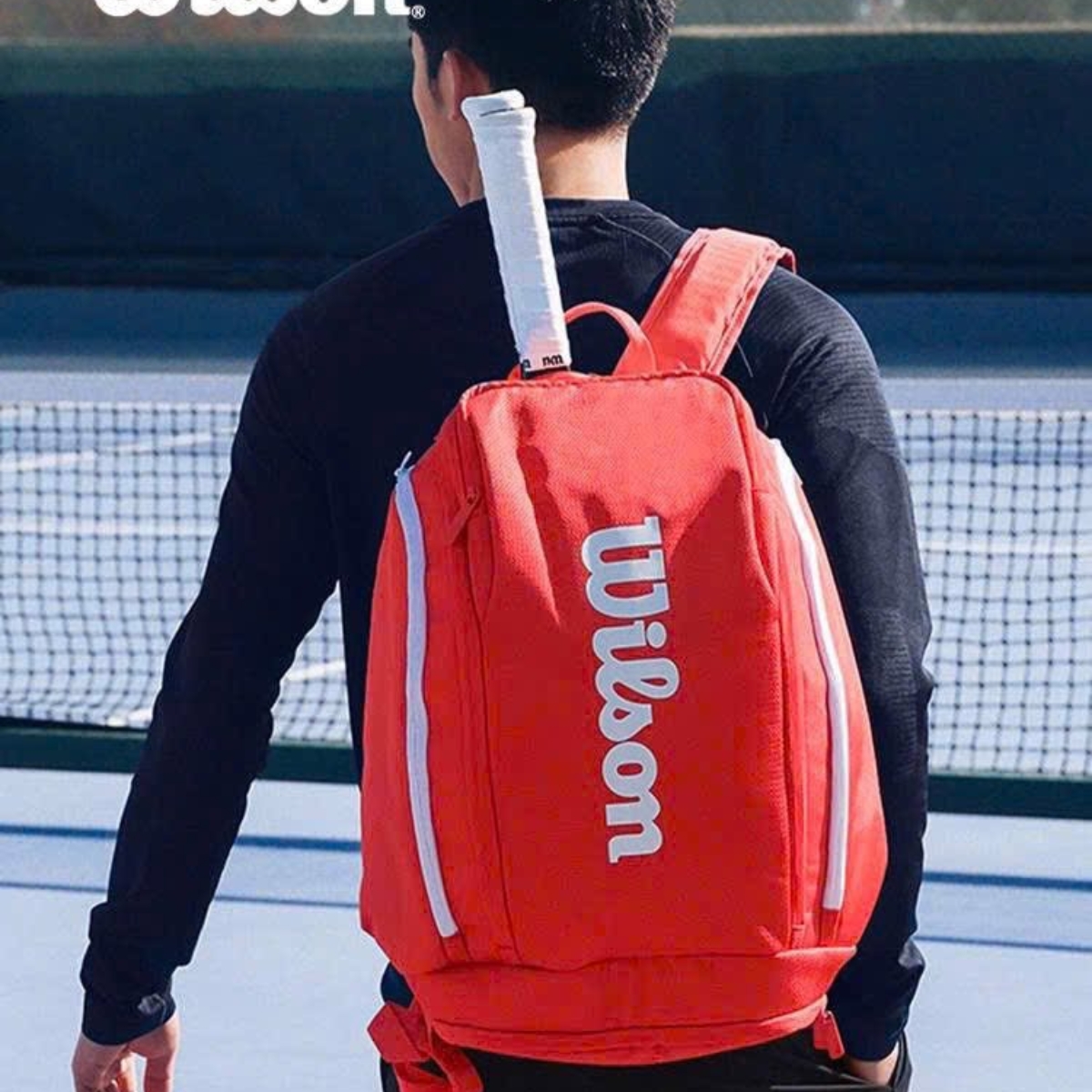 Balo Tennis_Pickleball Wilson Super Tour Red WR8036901001 (3) Balo Tennis/Pickleball Wilson Super Tour Red WR8036901001