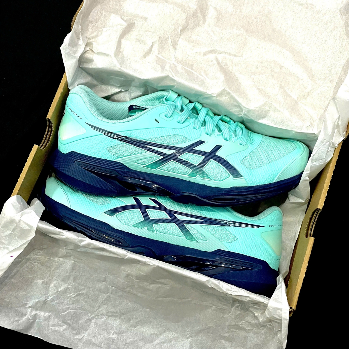 Giày Pickleball_Tennis Asics SOLUTION SPEED FF 4 ‘ILLUMINATE MINT’ 1041A532-401 (2)