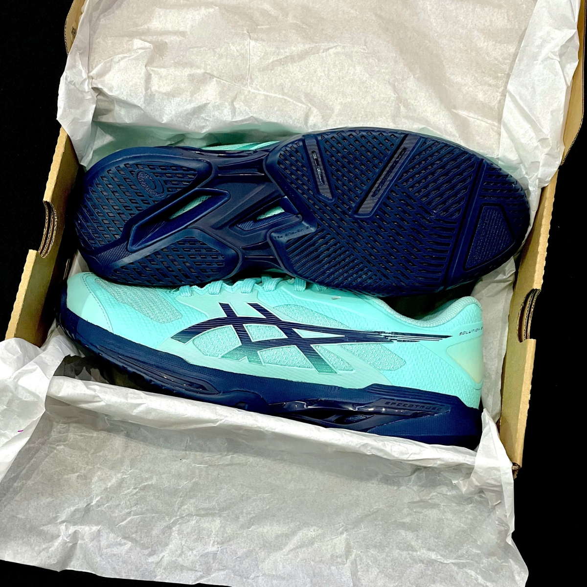 Giày Pickleball_Tennis Asics SOLUTION SPEED FF 4 ‘ILLUMINATE MINT’ 1041A532-401 (3)