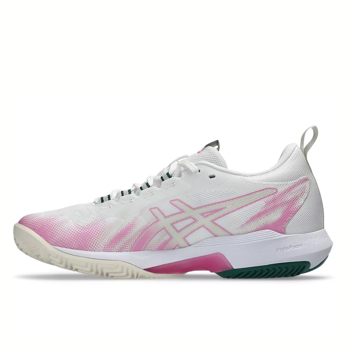 Giày Pickleball_Tennis Asics SONICSMASH FF 'White_Jewel Green' 1042A311-101 (3)