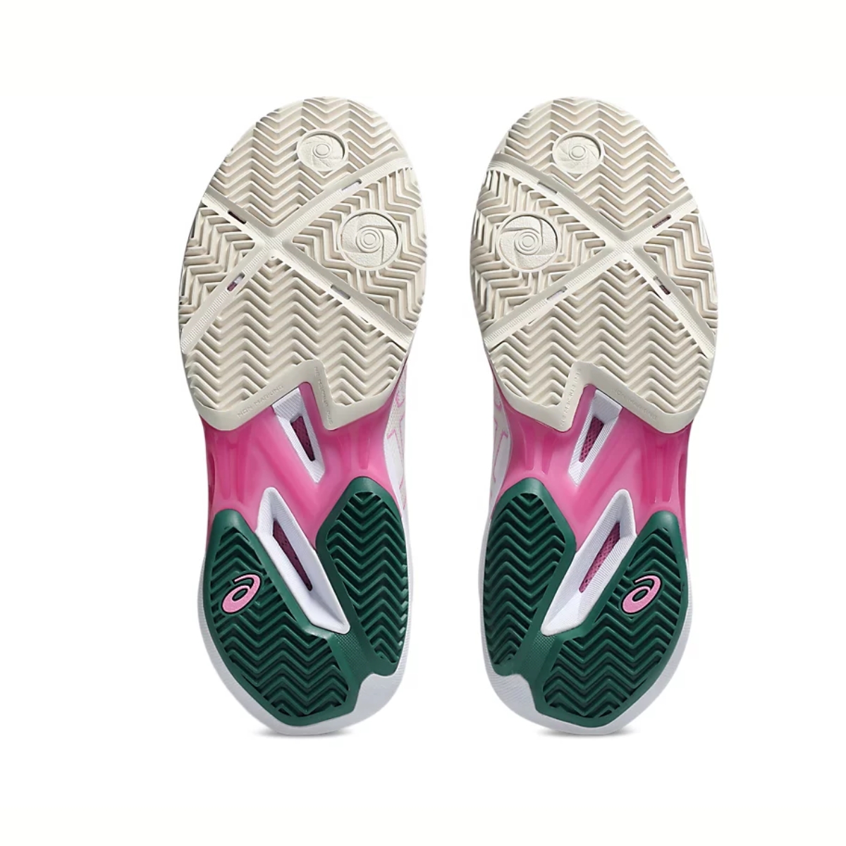 Giày Pickleball_Tennis Asics SONICSMASH FF 'White_Jewel Green' 1042A311-101 (5)