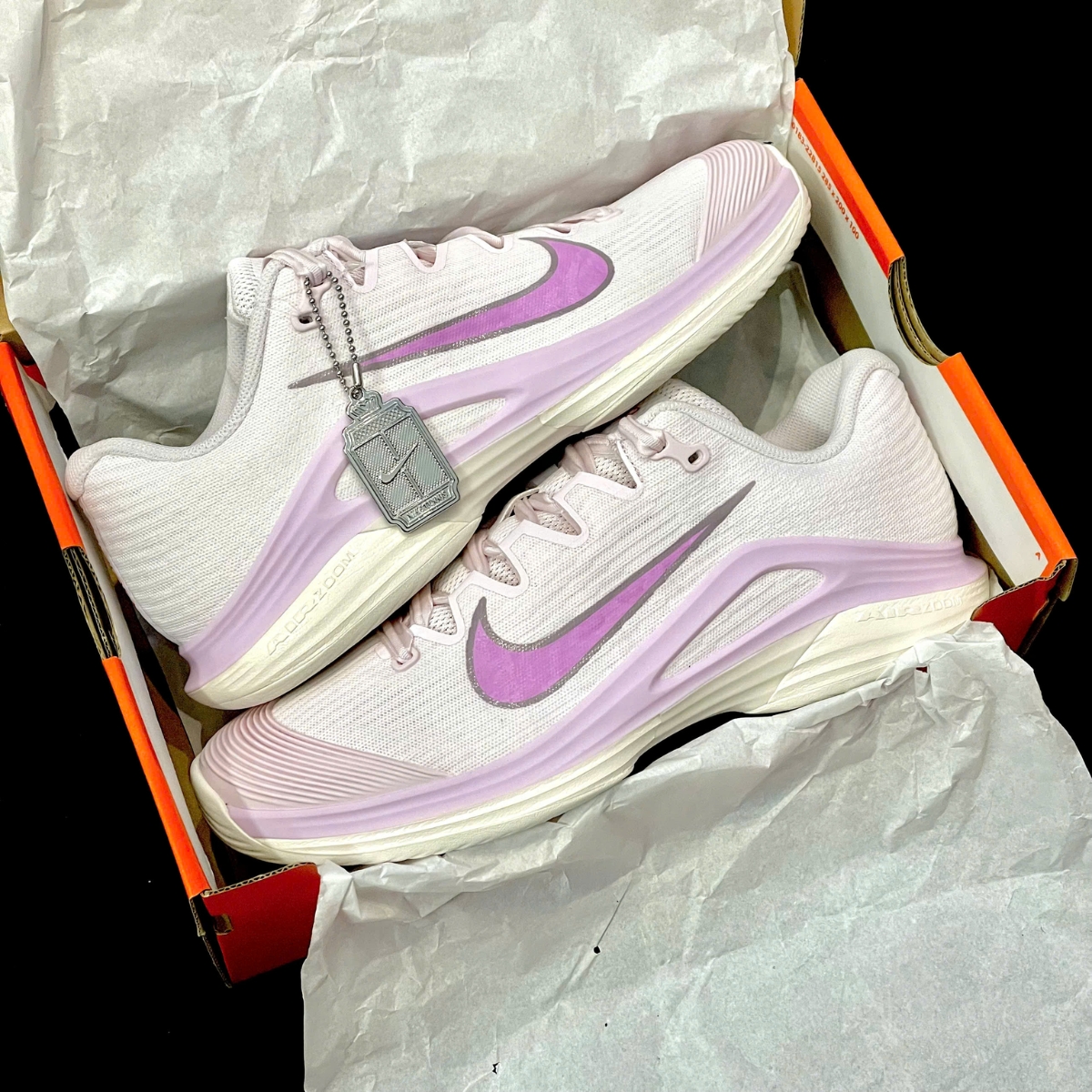 Giày Pickleball_Tennis Nike Vapor 12 Premium HC ‘Pearl Pink’ HV1449-601 (2)