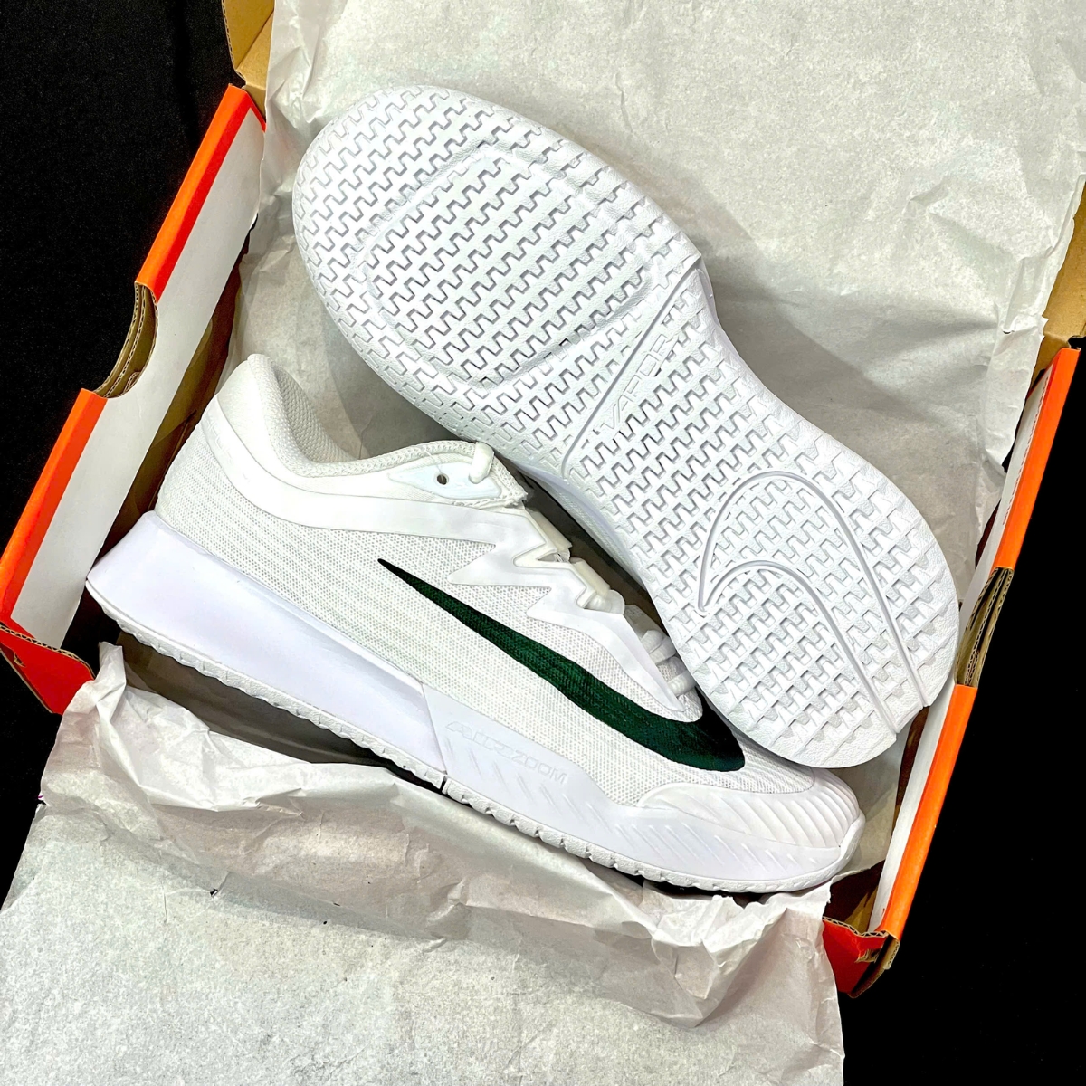Giày Pickleball_Tennis Nike Vapor Pro 3 PRM ‘White Gorge Green’ IR3543-100 (3)