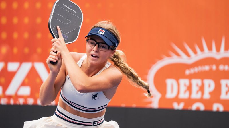 Anna Leigh Waters dẫn đầu bảng xếp hạng pickleball đơn nữ nhờ tỷ lệ chiến thăng lên tới 96%