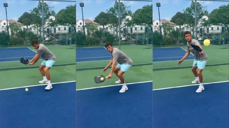 Chuẩn bị tư thế, vị trí đứng và thực hiện chiến thuật Shake N Bake trong pickleball