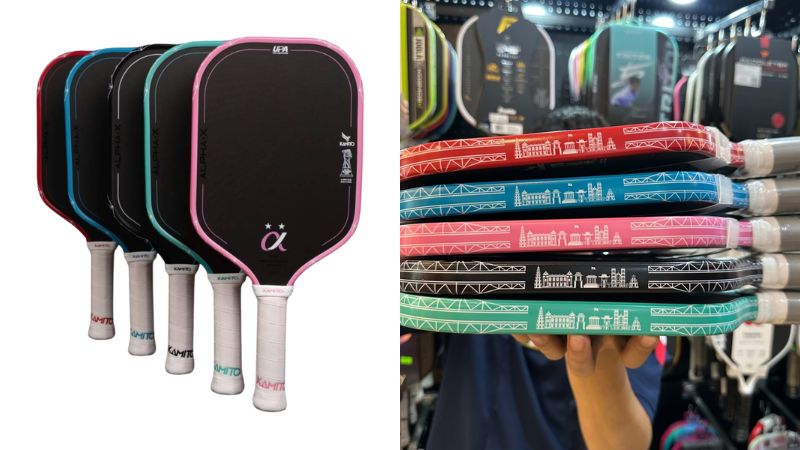 Vợt pickleball Kamito Alpha X 2 Sao Hanoi Cup 2026 Limited Edition có giá thành chỉ khoảng 3.800.000