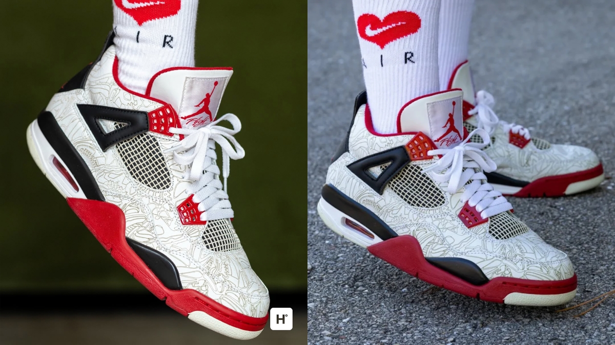 huyền thoại Air Jordan 4 Laser tái xuất sau nhiều năm