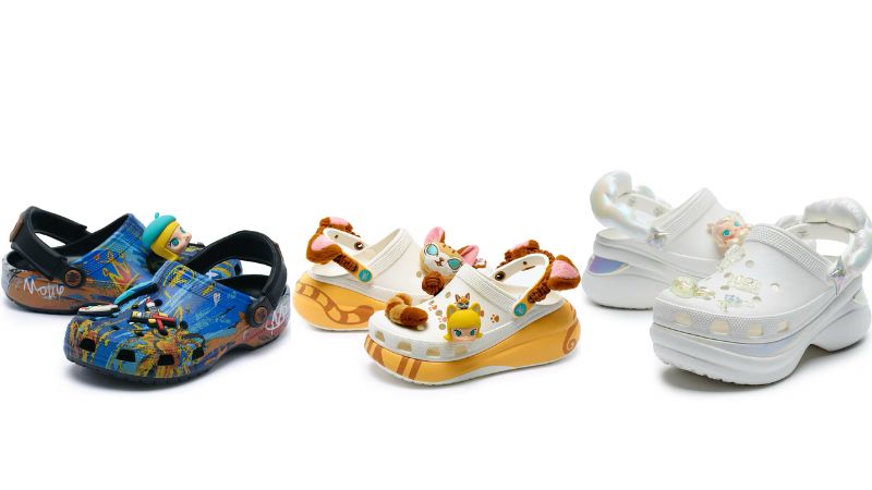 Bộ sưu tập POP MART x Crocs Molly hấp dẫn tín đồ thời trang bởi loạt phụ kiện Jibbitz™
