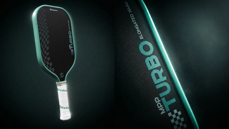 Mẫu vợt pickleball MPP Turbo với floating foam và mặt CFC Carbon Fiber mang lại cảm giác bóng ổn định, dễ kiểm soát.