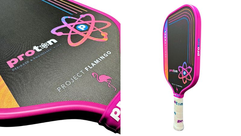 Những thông số kỹ thuật của vợt pickleball Proton Series Three Flamingo phù hợp với lối đánh đôi