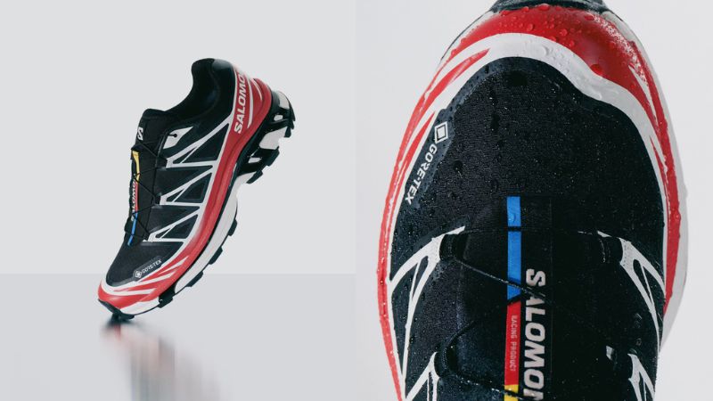 Salomon XT-6 GORE-TEX sở hữu loạt phối màu nổi bật như Black, Flame Scarlet, Vanilla Ice